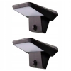 Lampa solarna elewacyjna LED z czujnikiem ruchu na baterie 800 lm IP44