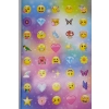 Książka z naklejkami EMOJI Mocne naklejki z motywem buźki 1000 sztuk A4