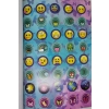 Książka z naklejkami EMOJI Mocne naklejki z motywem buźki 1000 sztuk A4