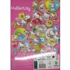 Książka z naklejkami zeszyt HELLO KITTY 1000 sztuk Mocnych naklejek A4