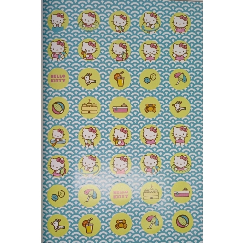 Książka z naklejkami zeszyt HELLO KITTY 1000 sztuk Mocnych naklejek A4