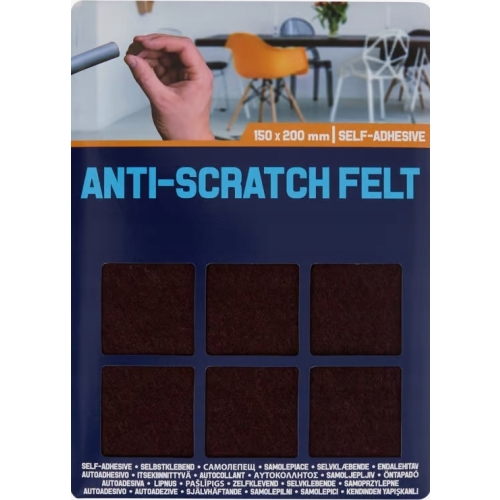 FILC ochronny samoprzylepny do samodzielnego wycinania 150 x 200 mm brązowy