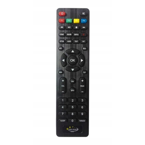 Oryginalny Pilot Dekoder satelitarny HDTV Golden INTERSTAR ALPHA X HD