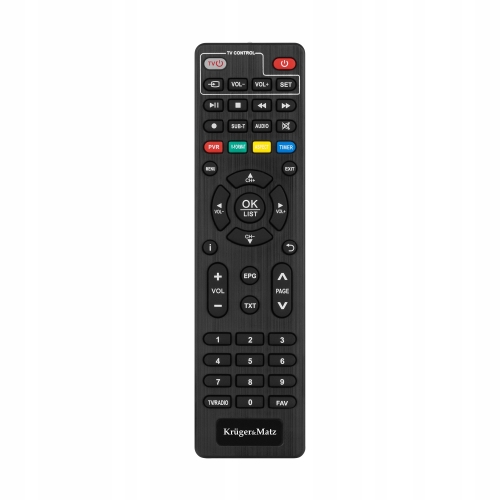 Oryginalny Pilot do tunera dekodera Kruger&Matz DVB-T2 KM0550D