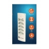 Gniazdko Smartwares SH4-99565AT-FR zdalnie sterowane 2300w 1 sztuka białe