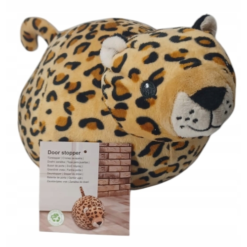 Stoper do drzwi klin odbojnik wolnostojący maskotka kula Brązowy MIŚ 1kg