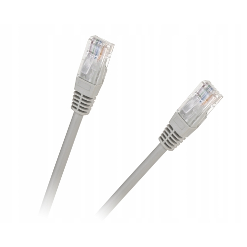 PRZEWÓD KPO2779-3 INTERNETOWY SIECIOWY Patchcord UTP CCA 3 m szary SZYBKI