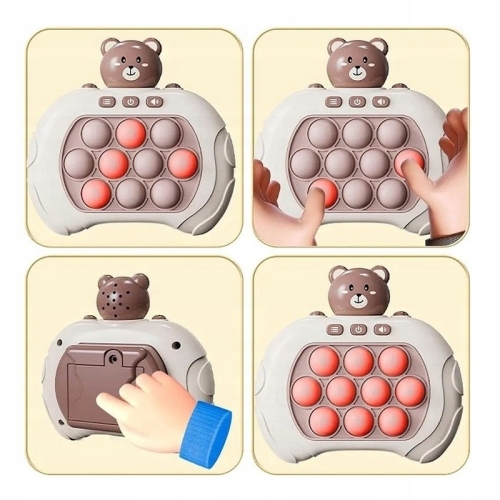 Gra zręcznościowa antystresowa fast push puzzle szybka maszyna do gier miś