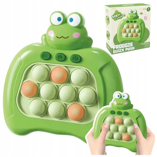 Gra zręcznościowa antystresowa fast push puzzle maszyna szybka gra żaba
