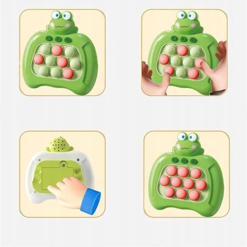 Gra zręcznościowa antystresowa fast push puzzle maszyna szybka gra żaba