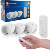 Gniazda Smartwares SH4-90268FR zdalnie sterowane 2300w 3 sztuki białe