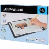 TABLET GRAFICZNY TABLICA PISANIE RYSOWANIE KALIGRAFI A4 Crafts & Co LED USB