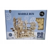 PUZZLE 3D TOR KULKOWY DREWNIANY MARBLE RUN KREATYWNA ZABAWA DIY