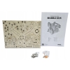 PUZZLE 3D TOR KULKOWY DREWNIANY MARBLE RUN KREATYWNA ZABAWA DIY