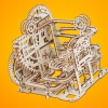 PUZZLE 3D TOR KULKOWY DREWNIANY MARBLE RUN KREATYWNA ZABAWA DIY