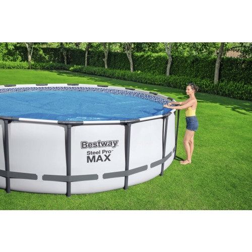 POKRYWA SOLARNA FOLIA NA BASEN OGRODOWY PLANDEKA 366 cm BESTWAY 58242