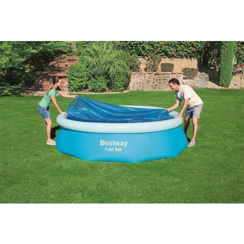 POKRYWA SOLARNA FOLIA NA BASEN OGRODOWY PLANDEKA 366 cm BESTWAY 58242