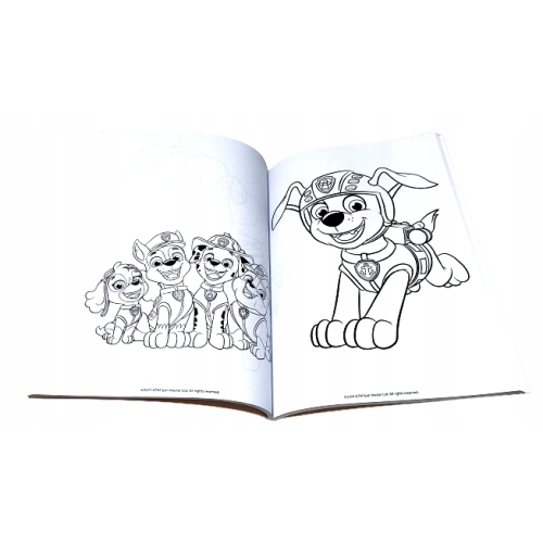 Kolorowanka malowanka Psi Patrol PAW PATROL NICKELODEON 128 str Naklejki N