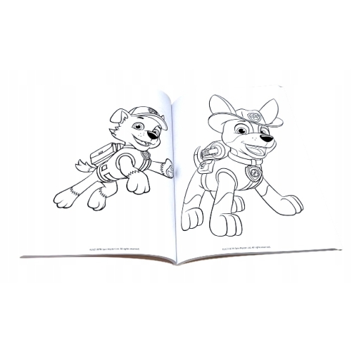 Kolorowanka malowanka Psi Patrol PAW PATROL NICKELODEON 128 str Naklejki N