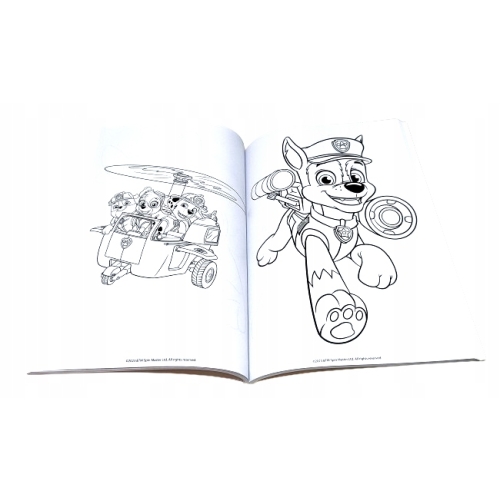 Kolorowanka malowanka Psi Patrol PAW PATROL NICKELODEON 128 str Naklejki N