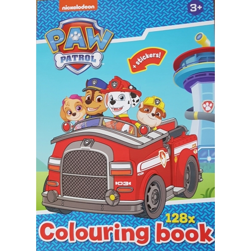 Kolorowanka malowanka Psi Patrol PAW PATROL NICKELODEON 128 str Naklejki N