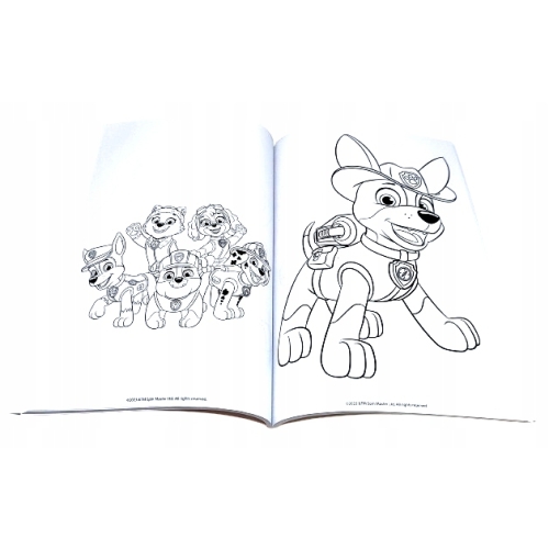 Kolorowanka malowanka Psi Patrol PAW PATROL NICKELODEON 128 str Naklejki C