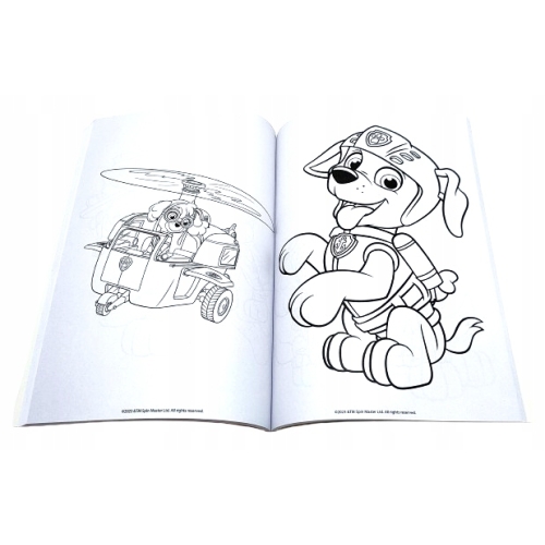 Kolorowanka malowanka Psi Patrol PAW PATROL NICKELODEON 128 str Naklejki R