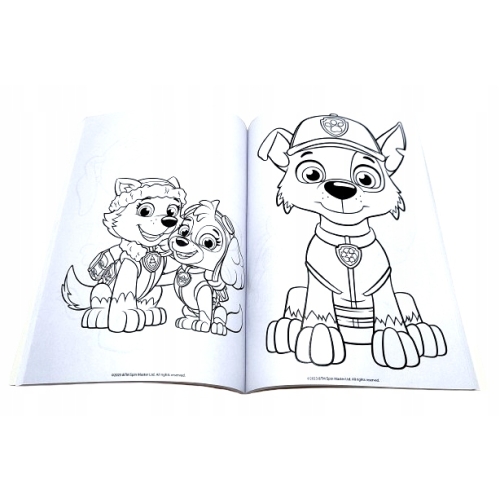 Kolorowanka malowanka Psi Patrol PAW PATROL NICKELODEON 128 str Naklejki R