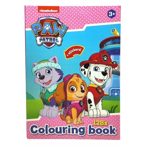 Kolorowanka malowanka Psi Patrol PAW PATROL NICKELODEON 128 str Naklejki R