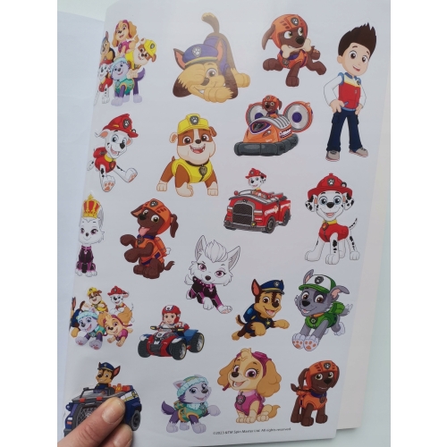 Kolorowanka malowanka Psi Patrol PAW PATROL NICKELODEON 128 str Naklejki Ż