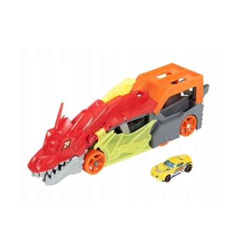 Hot Wheels Auto Smok Transporter Wyrzutnia Dragon Ciężarówka CITY GTK42 386