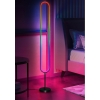 LAMPA PODŁOGOWA GAMINGOWA IMPREZOWA W RYTM MUZYKI DISKO LED RGB 105cm PILOT