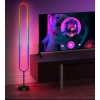 LAMPA PODŁOGOWA GAMINGOWA IMPREZOWA W RYTM MUZYKI DISKO LED RGB 105cm PILOT