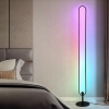 LAMPA PODŁOGOWA GAMINGOWA IMPREZOWA W RYTM MUZYKI DISKO LED RGB 105cm PILOT