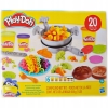 Play-Doh Fun Factory Kreatywny Zestaw Obiadowy 6 Tub i 14 Akcesoriami F8119