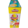 Play-Doh Fun Factory Kreatywny Zestaw Obiadowy 6 Tub i 14 Akcesoriami F8119