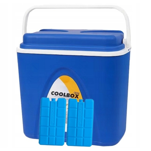 LODÓWKA TURYSTYCZNA 24L CONNABRIDE COOLBOX + 2 WKŁADY MROŻĄCE 0,400 GRATIS