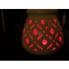 LAMPION SOLARNY CERAMICZNY LATARENKA LAMPKA SOLARNA OGRODOWA KWADRACIKI