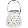 LAMPION SOLARNY CERAMICZNY LATARENKA LAMPKA SOLARNA OGRODOWA KWADRACIKI
