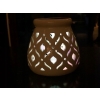 LAMPION SOLARNY CERAMICZNY LATARENKA LAMPKA SOLARNA OGRODOWA KWADRACIKI