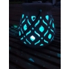 LAMPION SOLARNY CERAMICZNY LATARENKA LAMPKA SOLARNA OGRODOWA KWADRACIKI