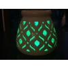 LAMPION SOLARNY CERAMICZNY LATARENKA LAMPKA SOLARNA OGRODOWA KWADRACIKI