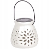 LAMPION SOLARNY CERAMICZNY LATARENKA LAMPKA SOLARNA OGRODOWA KWADRACIKI