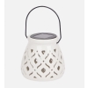 LAMPION SOLARNY CERAMICZNY LATARENKA LAMPKA SOLARNA OGRODOWA KWADRACIKI