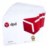 Kurierskie Tekturowe koperty DPD 335x235 mm format A4 biały zestaw 50 sztuk