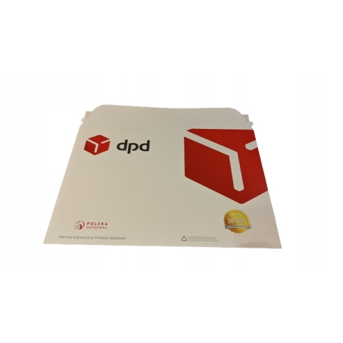 Kurierskie Tekturowe koperty DPD 335x235 mm format A4 biały zestaw 50 sztuk