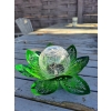 Lampka ogrodowa Solar czujnik zmierzchu szkło metal 17 x 9,5 multikolor zie