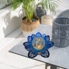 Lampka ogrodowa Solar czujnik zmierzchu szkło metal 17 x 9,5 multikolor N