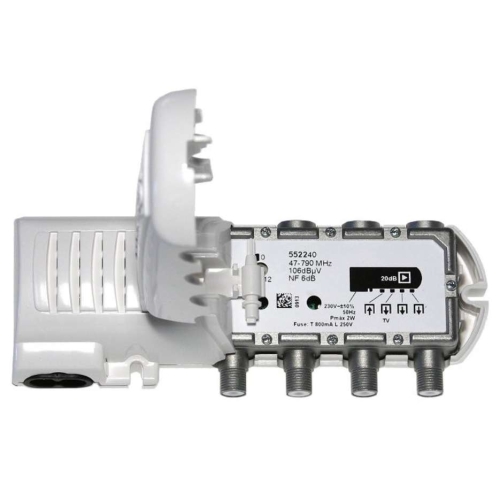 Wzmacniacz Televes 552240 wzmacniacz 47-790 Mhz DVB-T/T2 filtr lte 6 db