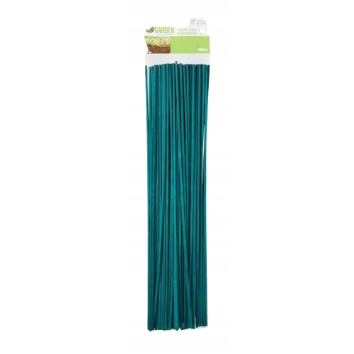 DREWNIANE TYCZKI DO ROŚLIN KWIATÓW 40 cm x 50 sztuk wysoka jakość ZIELONE !